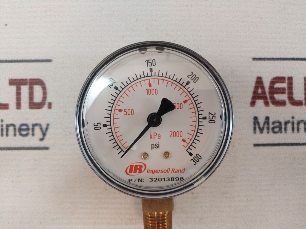 Ingersoll Rand 32013898 Pressure Gauge 1/4 In Npt Lower Mount