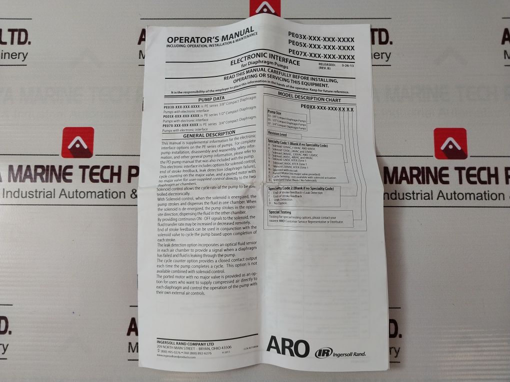 Ingersoll Rand 637428 Service Kit