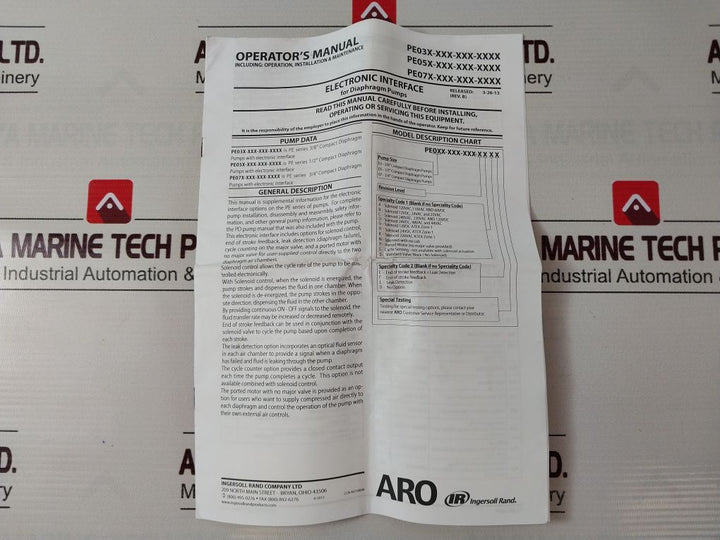 Ingersoll Rand 637428 Service Kit