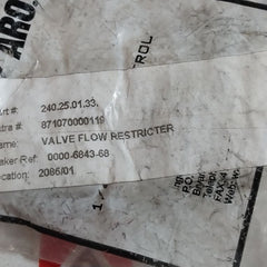 Ingersoll Rand F0-2 1/4" Flow Control Valve