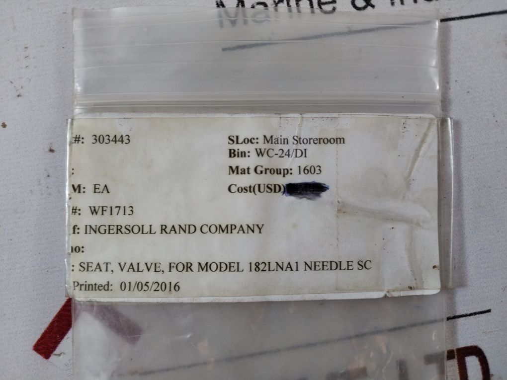 Lot Of 8X Ingersoll Rand Wf1713 Valve Seat