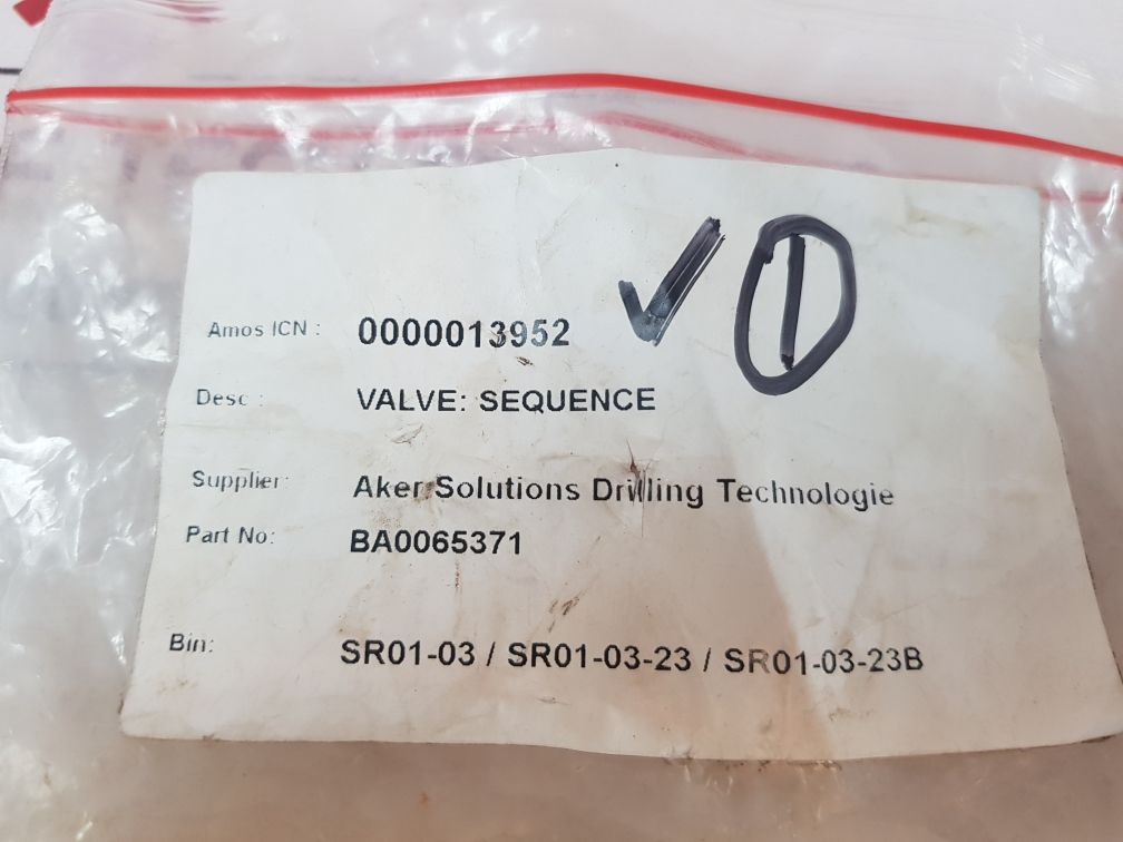 Integrated 1Rds3522P3W6S377 Sequence Valve