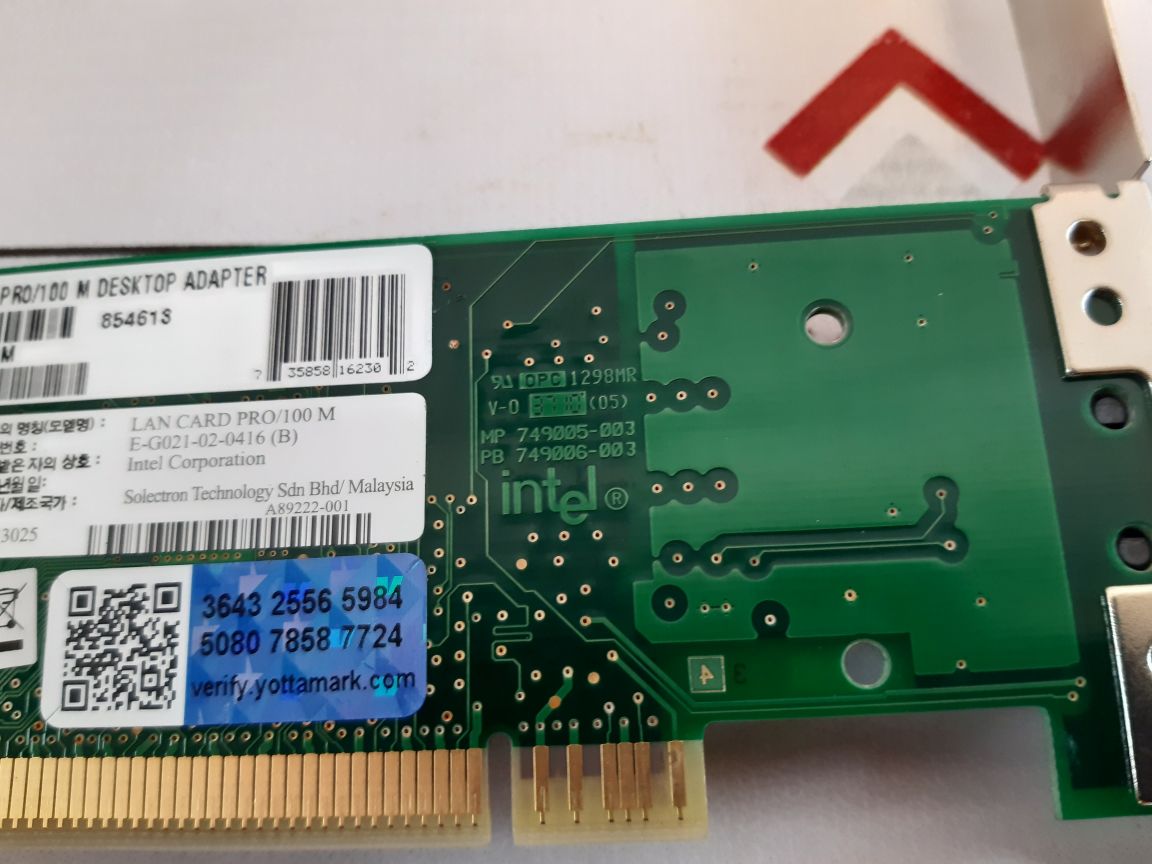 Intel Pro/100 M Desktop Adapter