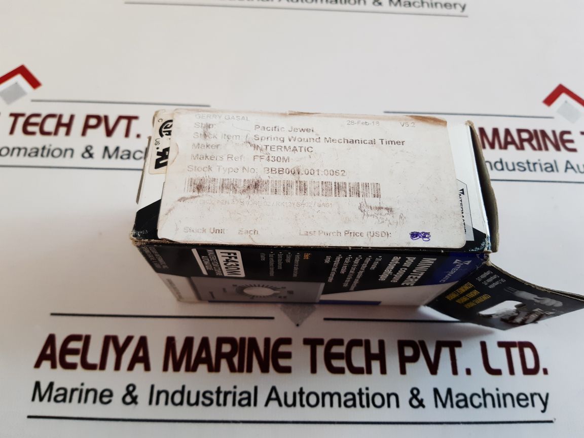 Intermatic Ff430M Spring Wound Mechanical Timer Set 30 Minutes