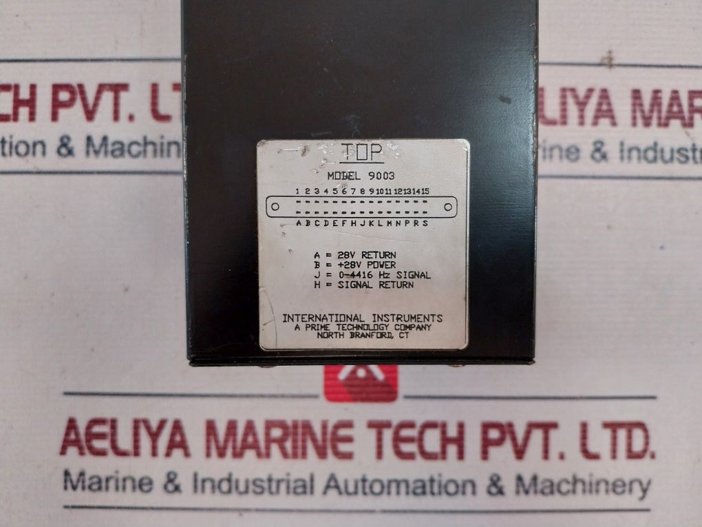 International Instruments 9003 0-1000 Rpm Meter 28V 