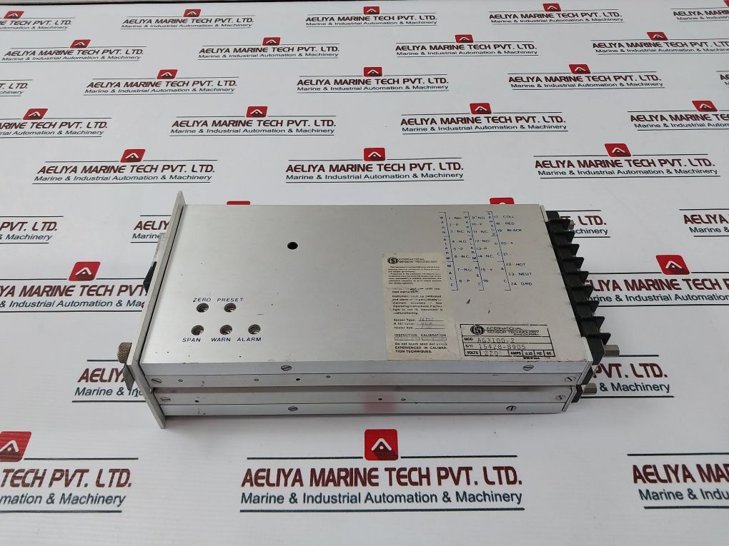 International Sensor Technology Ag3100-2 Nh3 Gas Monitor 0.15Amps