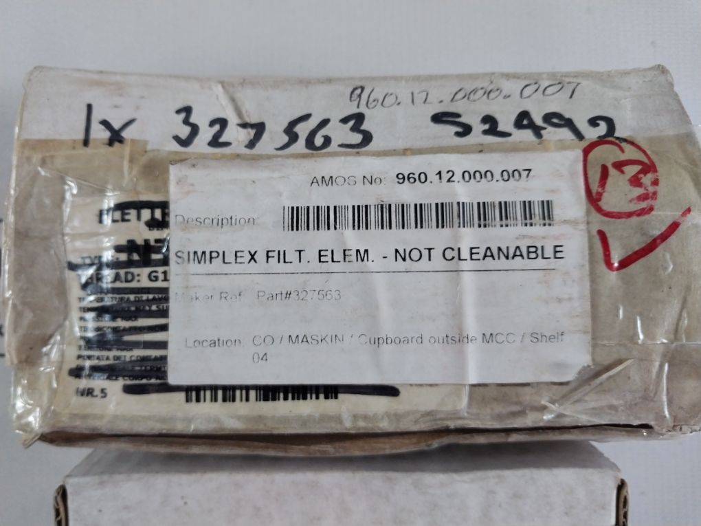 Internormen 327563 Simplex Filter Element