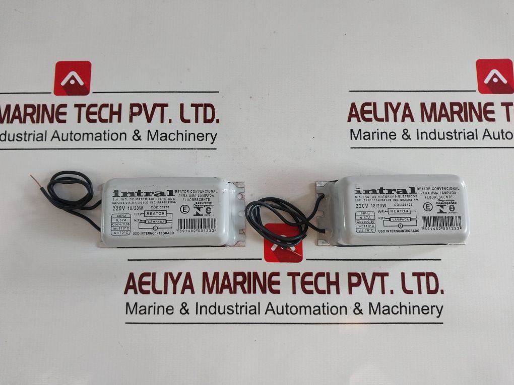 Intral Reator 00123 Conventional Ballast 220V 18/20W