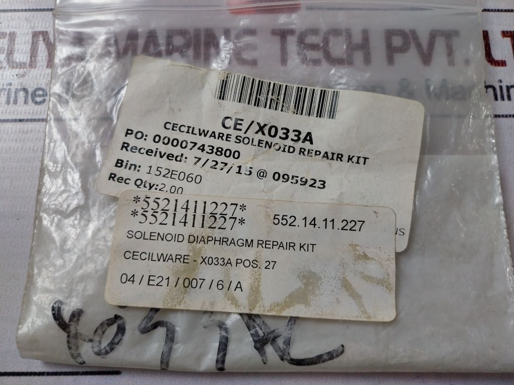 Invensys Controls Ce/X033A Service Kit Pos.27