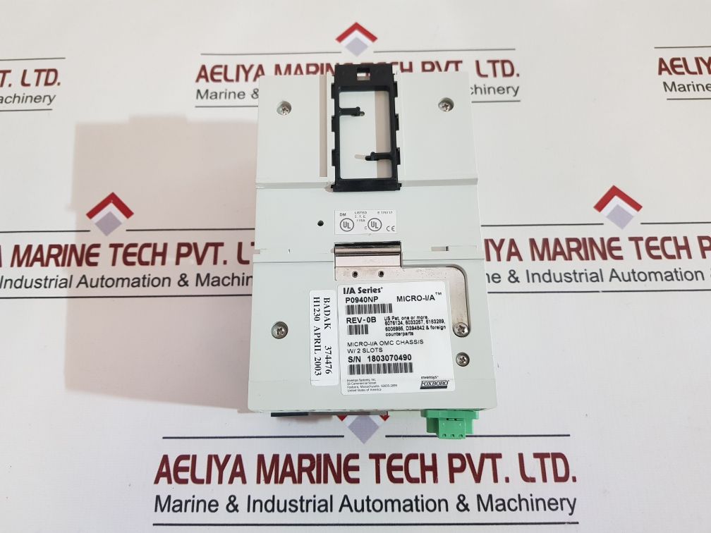 Invensys foxboro p0940np rev-0b micro-i/a omc chassis w/2 slots