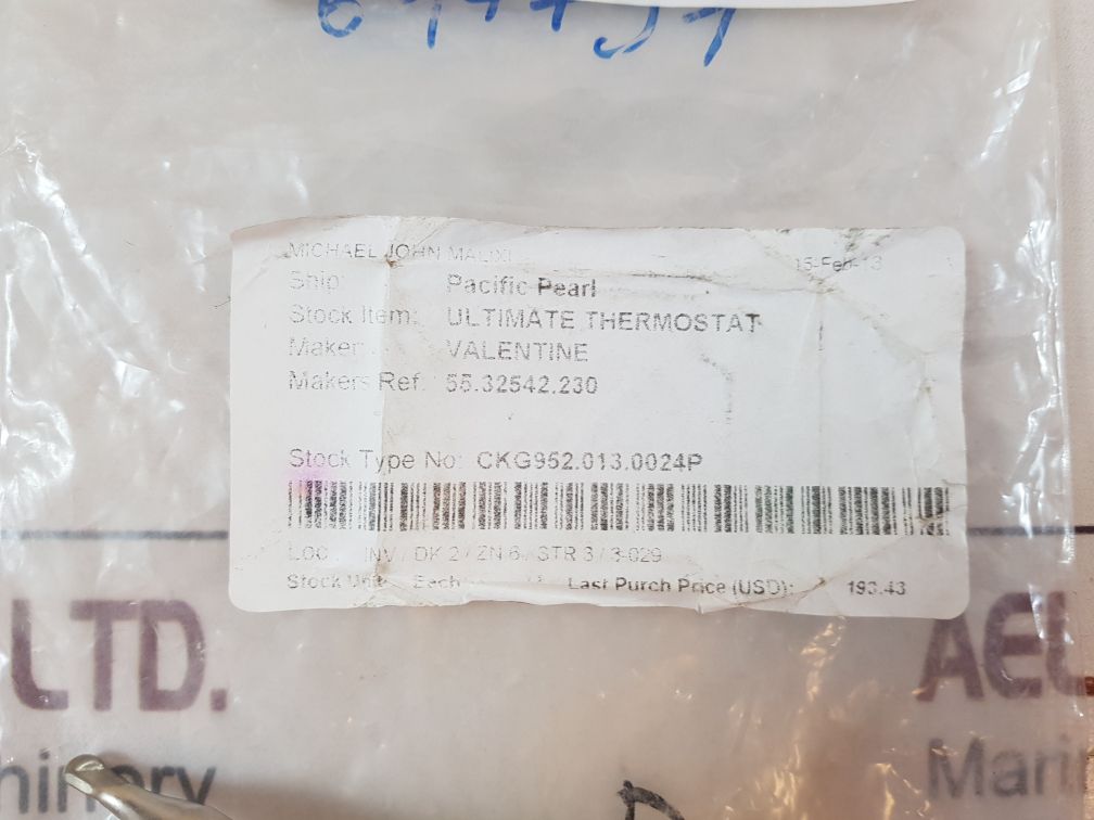 Invensys k-947-24 thermostat