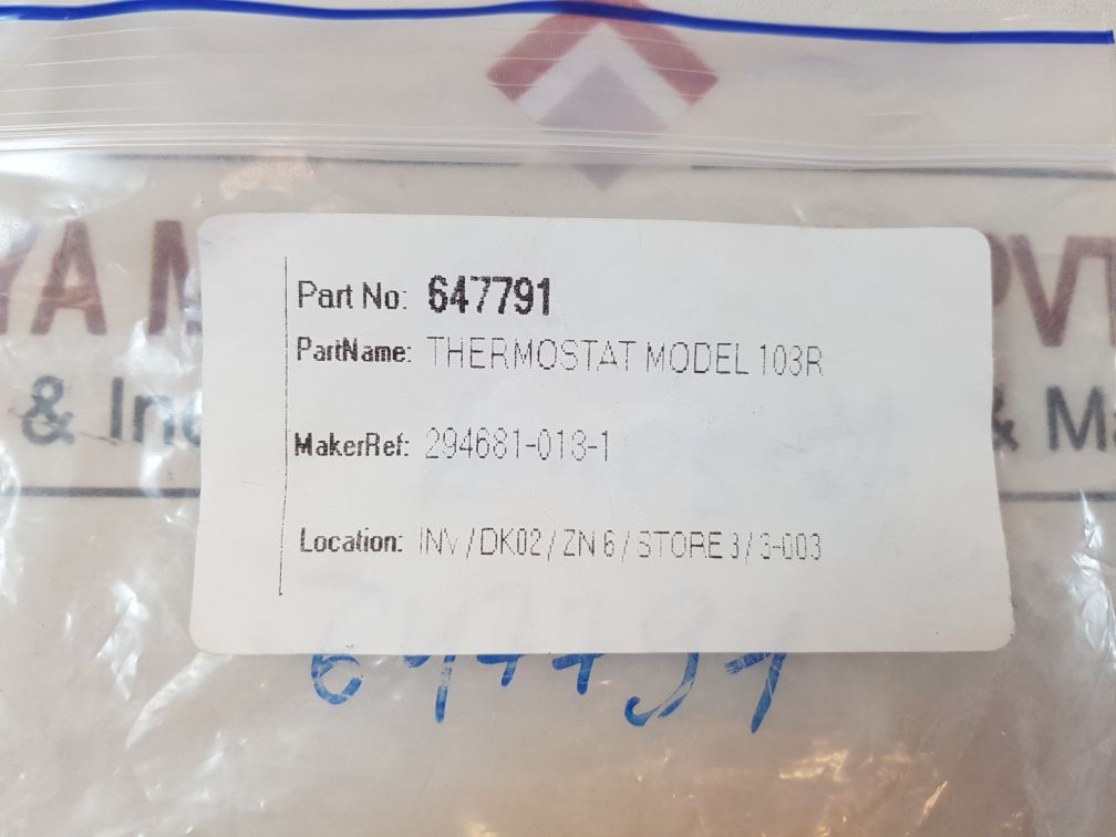 Invensys k-947-24 thermostat