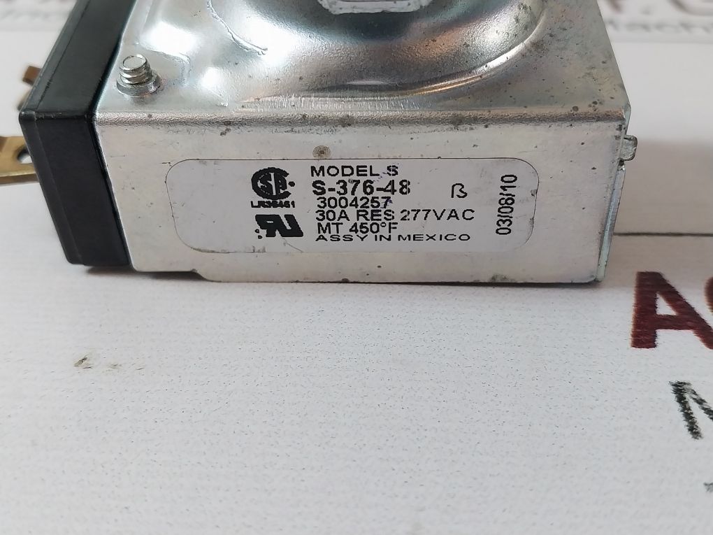 Invensys S-376-48 Thermostat