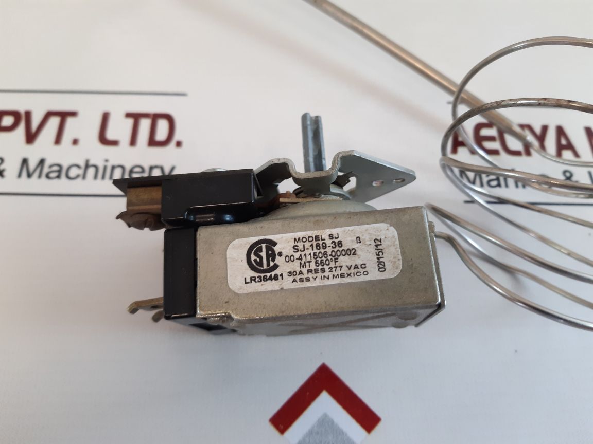 Invensys Sj-169-36 Thermostat