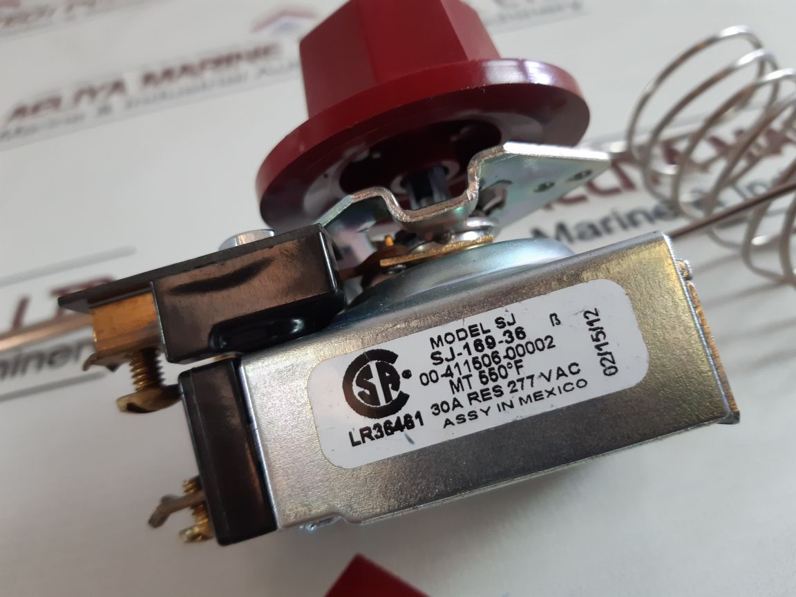 Invensys Sj-169-36 Thermostat