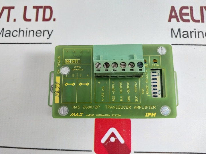 Iph Mas 2600/2p Transducer Amplifier