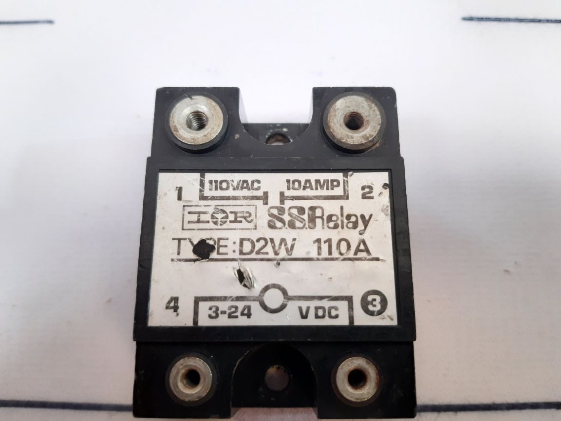 Ir D2W 110A S.S.Relay