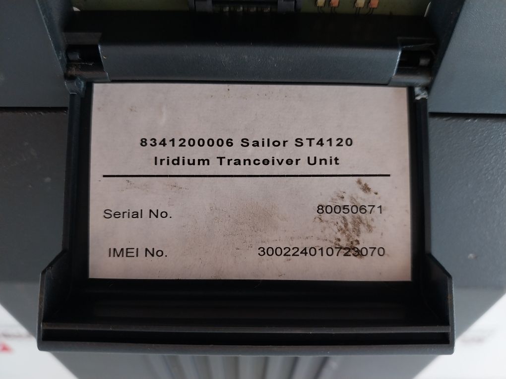 Sailor St4120 Iridium Fixed Mount Transceiver Unit 8341200006