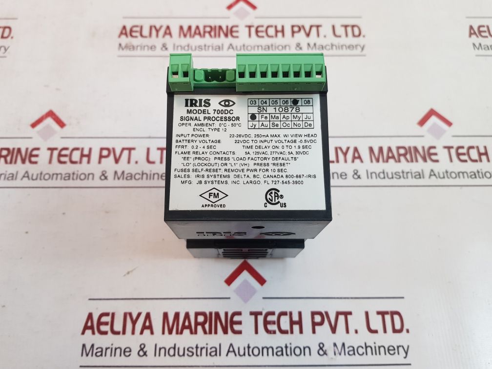 Iris 700Dc Flame Signal Processor Type 12