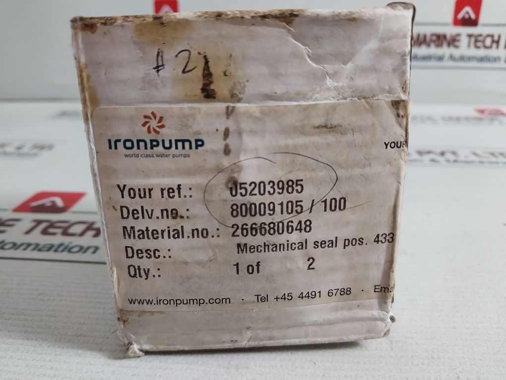 Iron Pump 266680648 Mechanical Seal Hqr-045-75177