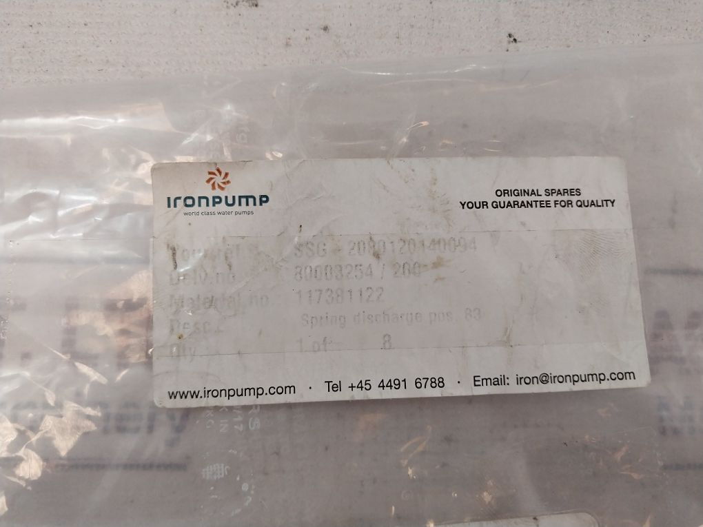 Lot Of 8X Iron Pump 83 Valve Spring-discharge 117381122