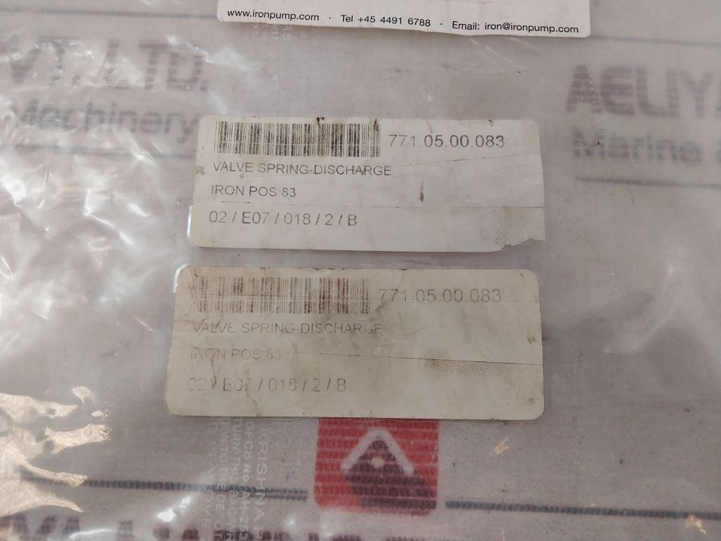 Lot Of 8X Iron Pump 83 Valve Spring-discharge 117381122