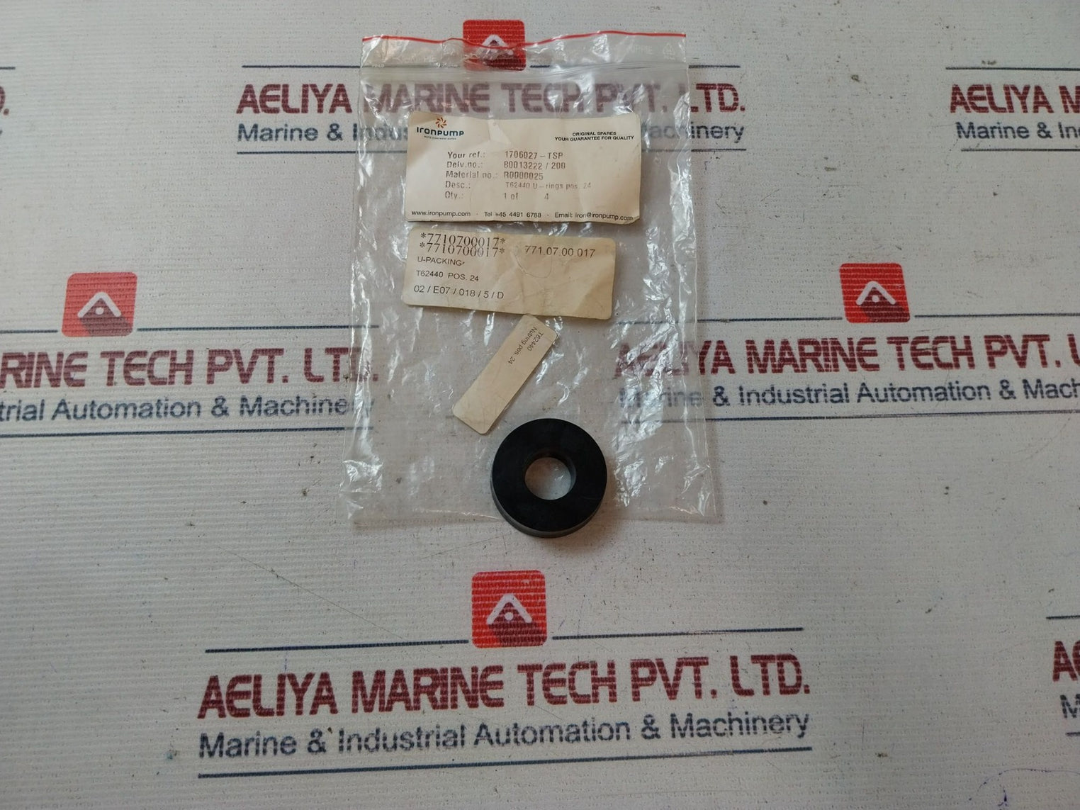 Iron Pump T62440 U-rings Pos.24