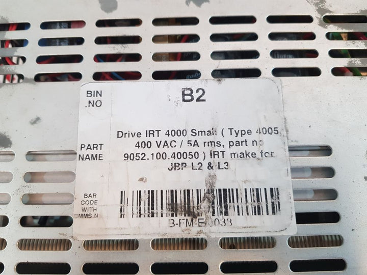 Irt 4005 Drive Irt 4000 9052.100.40050