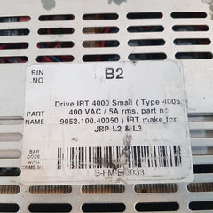 Irt 4005 Drive Irt 4000 9052.100.40050