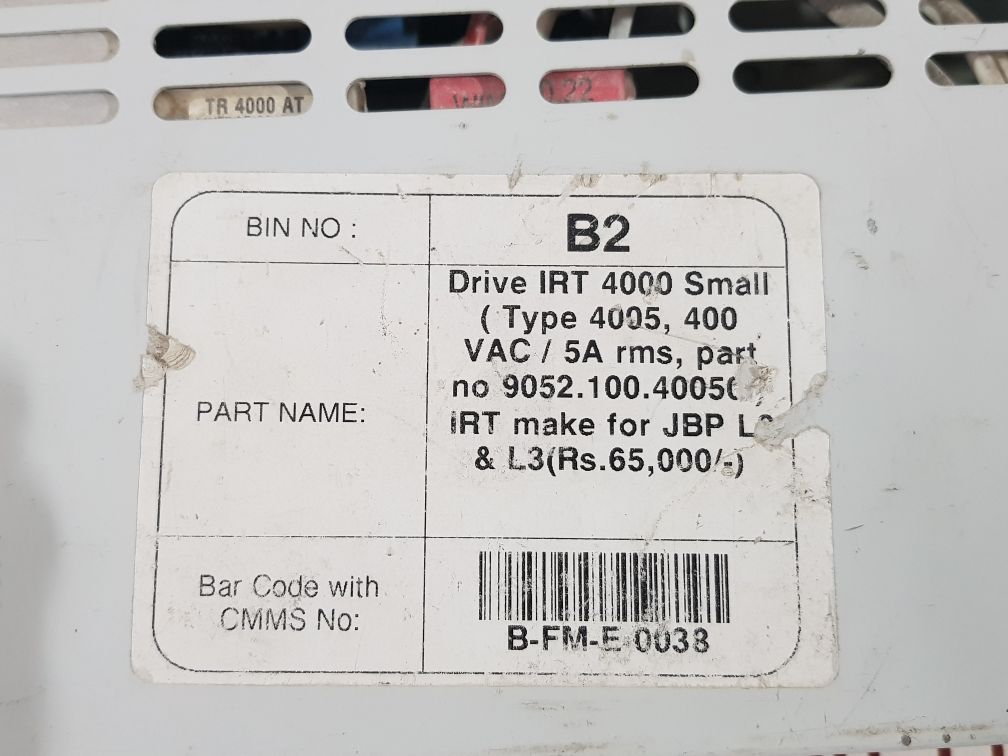 Irt Drive 4000 Servo Drive 4005