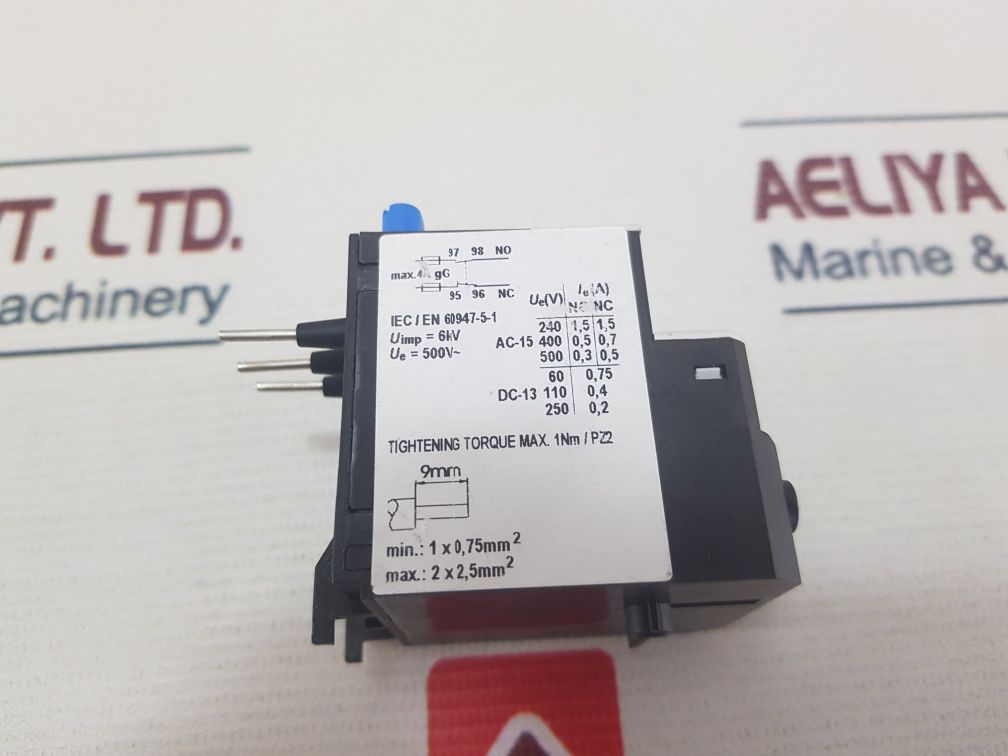 Iskra Br6-1.9 Thermal Module/Overload Relay