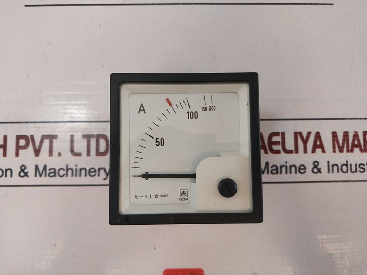 Iskra Fq0307 Ampere Meter 0-100/200A 600V