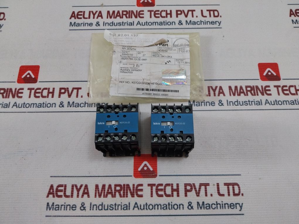 Iskra K07Cg-22 Auxiliary Contactor Dgsl7-22
