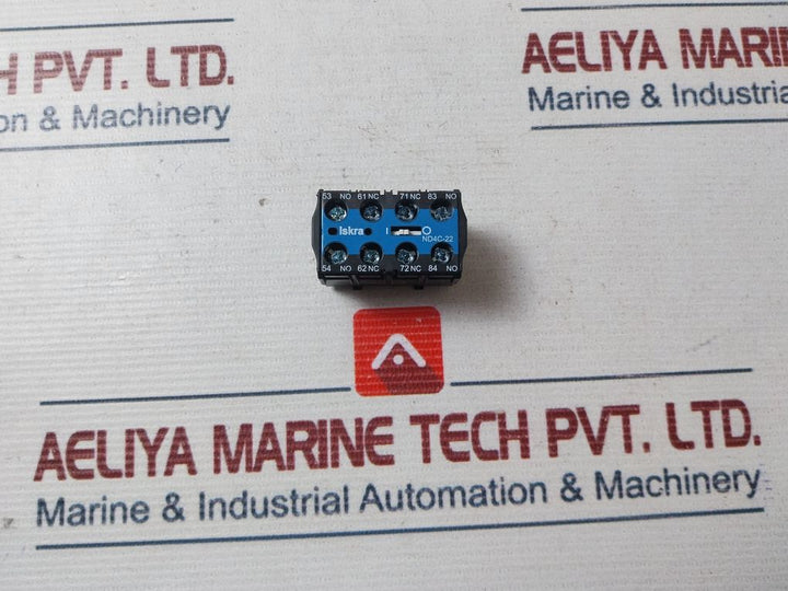 Iskra Nd4C-22 Auxiliary Contact For Contactor