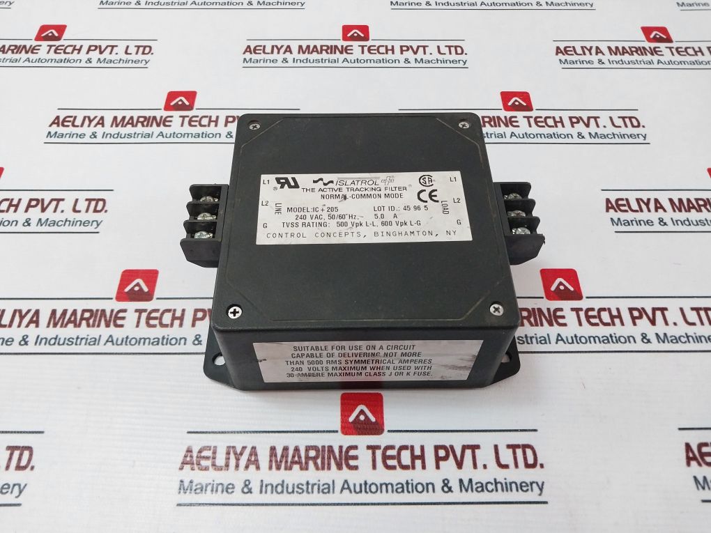 Islatrol Ic+205 The Active Tracking Filter 240Vac 50/60Hz 5.0A