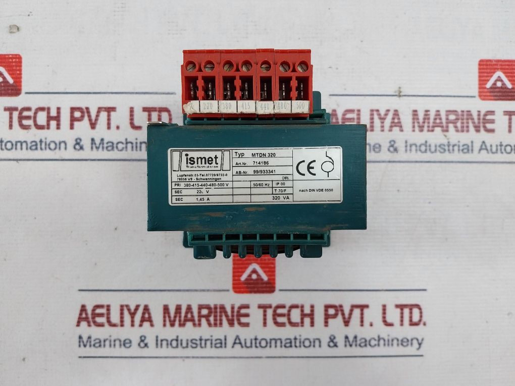 Ismet Mtdn 320 Transformer 50/60 Hz 320 Va