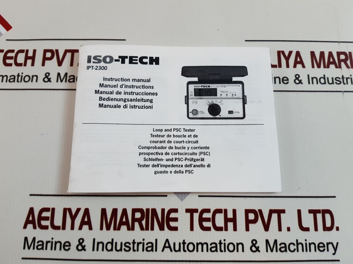 Iso-tech Ipt2300 Digital Tester With Anti Trip Technology Set