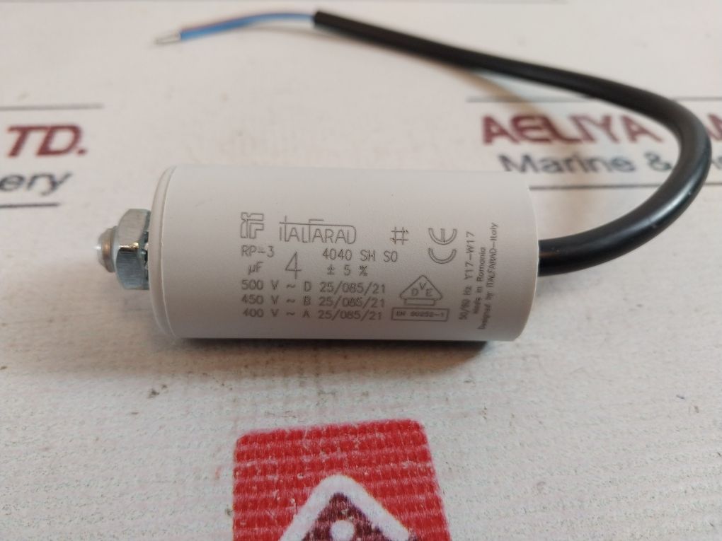 Italfarad Rp-3 Fan Motor Capacitor