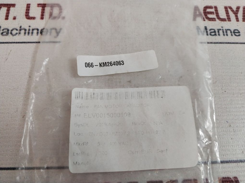 Italfarad Rp-3 Fan Motor Capacitor