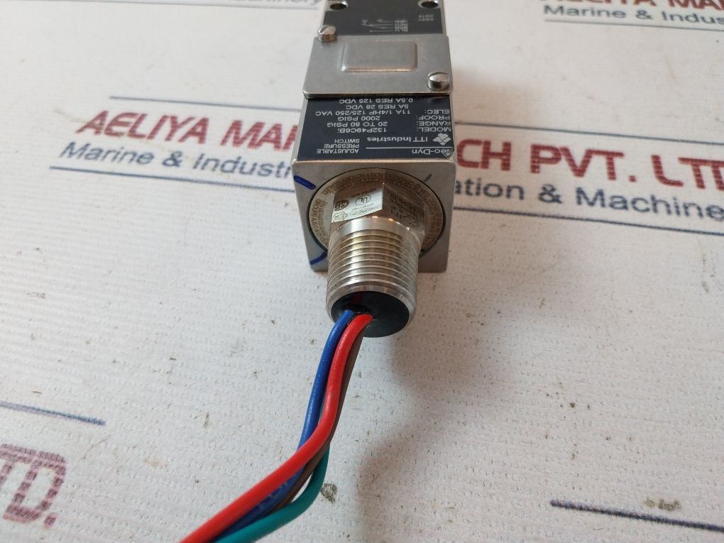 Itt 132P49C6Bh Adjustable Pressure Switch 2000 Psig
