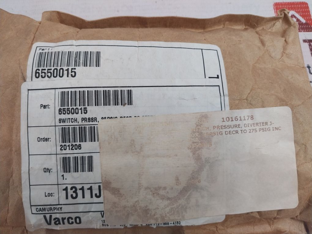 Itt 232P41C6 Adjustable Pressure Switch 50 To 275 Psig