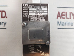 Itt 232P41C6 Adjustable Pressure Switch 50 To 275 Psig 