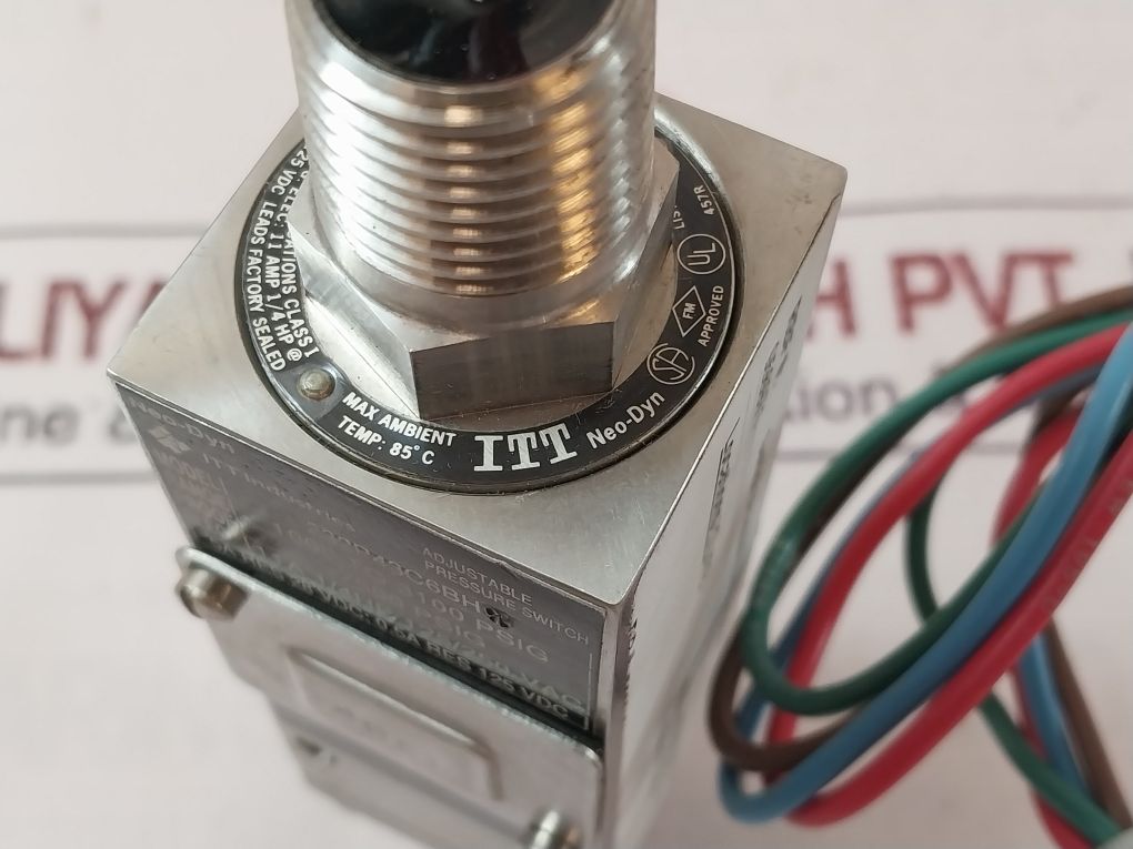 Itt 232P43C6Bh Adjustable Pressure Switch