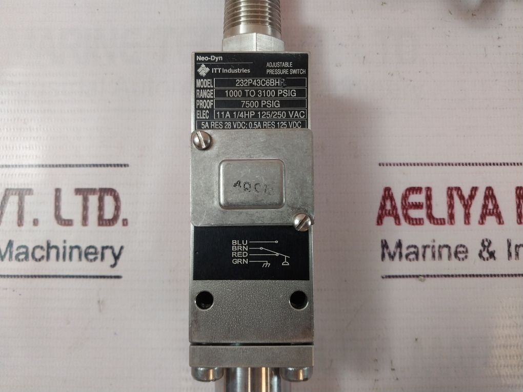 Itt 232P43C6Bh Adjustable Pressure Switch