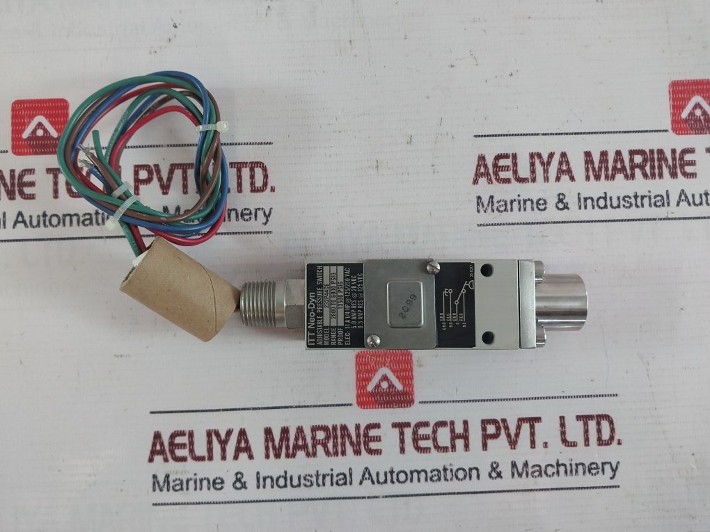 Itt 232P44C6 Adjustable Pressure Switch 6550171