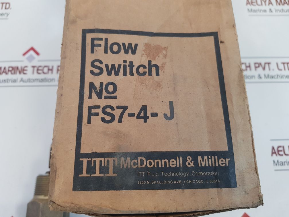 Itt Fs7-4-j Mcdonnell Flow Switch