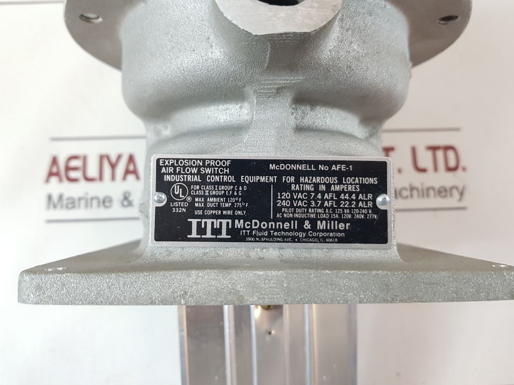 Mcdonnell & Miller Afe-1 Air Flow Switch