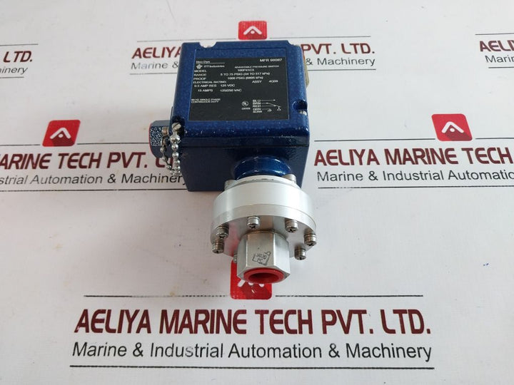 Itt Neo-dyn Mfr 98087 Adjustable Pressure Switch 100P41C3