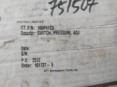 Itt Neo-dyn 100P41C3 Adjustable Pressure Switch Mfr 98087