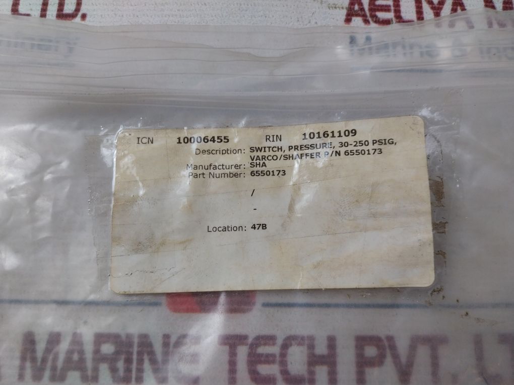 Itt Neo-dyn 132P41C6 Adjustable Pressure Switch